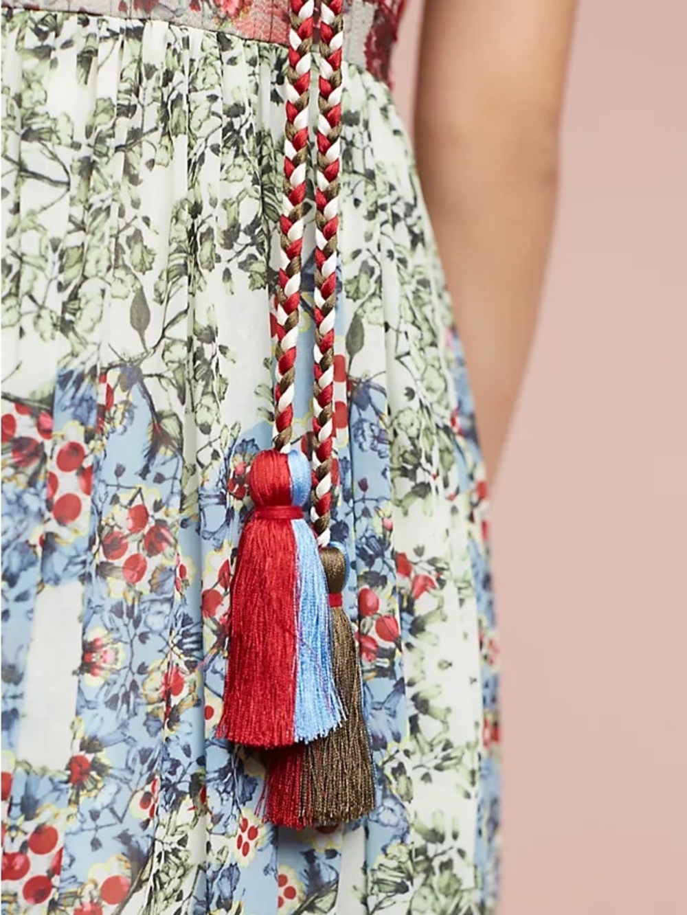 Anthropologie Adelise Beaded Halter Midi Dress - Picture 2 of 12